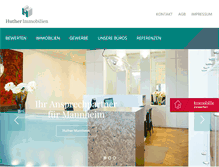 Tablet Screenshot of huther-immobilien.de